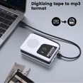 thumbnail image 4 of Reproductor portátil de casetes Reshow Walkman con altavoz blanco, 4 of 8