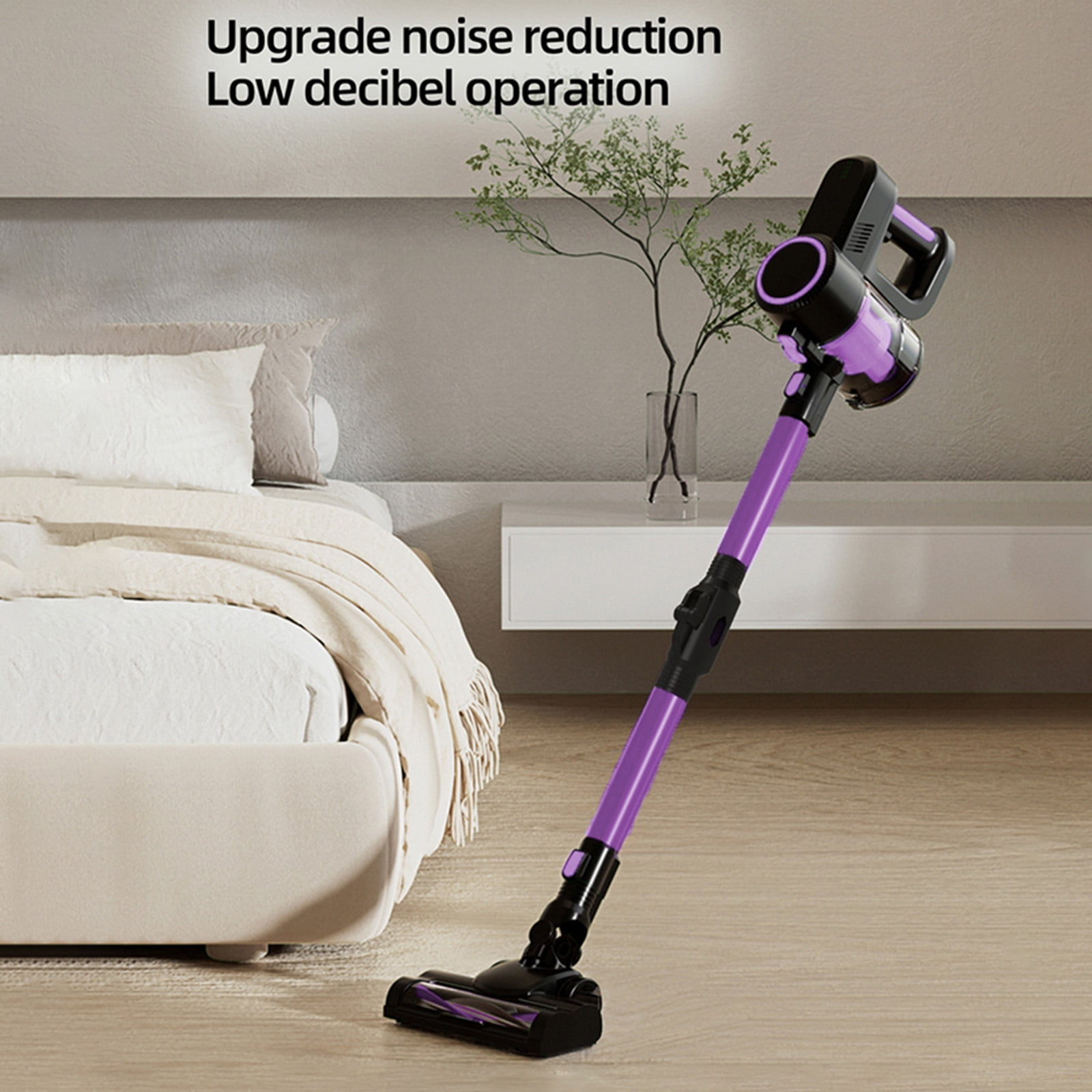 SUSUZI Cordless Vacuum Cleaner, 28Kpa Wet/Dry Vacuum Cleaners for Home, Stick Vacuum for Hardwood Floor Carpet Pet Hair