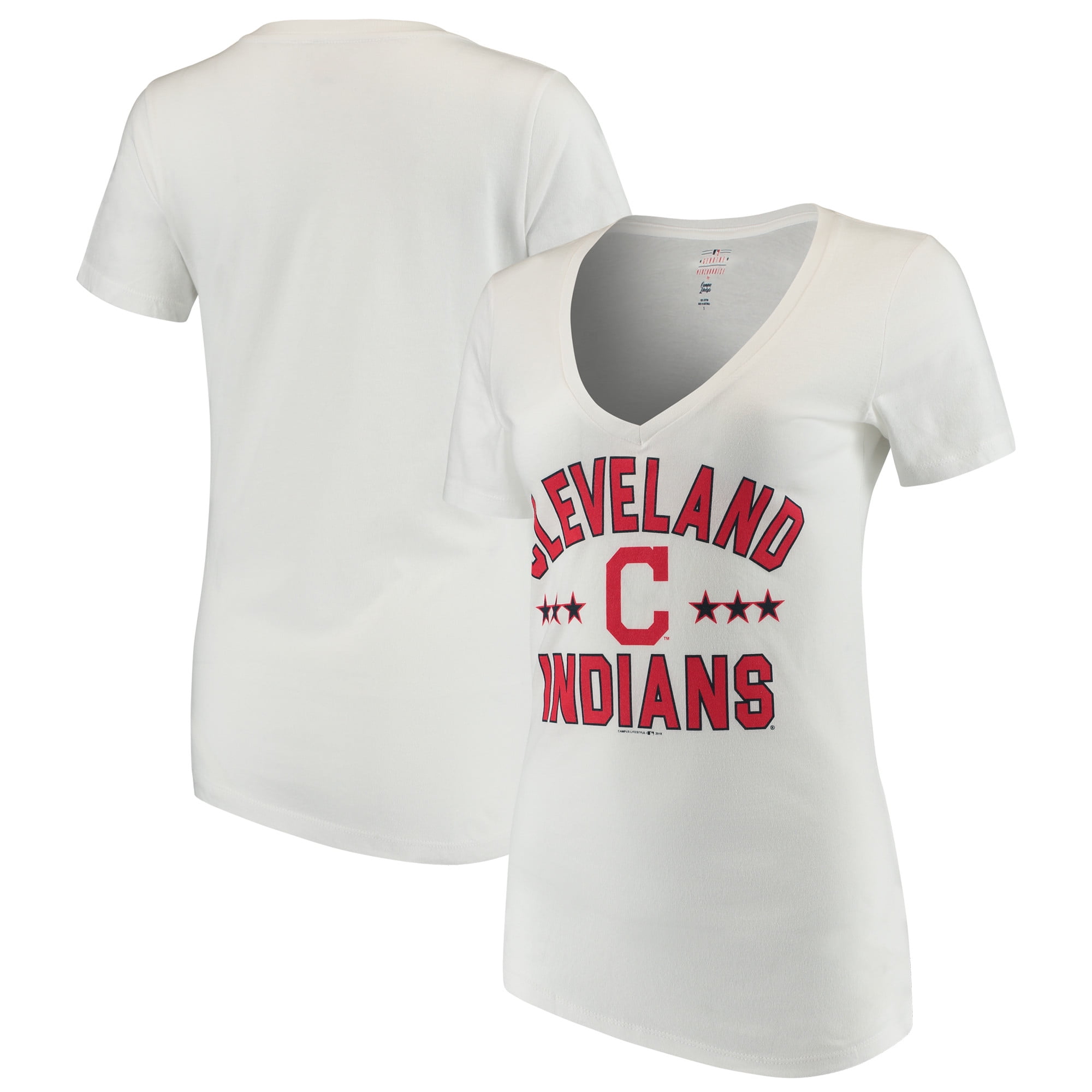 white cleveland indians shirt