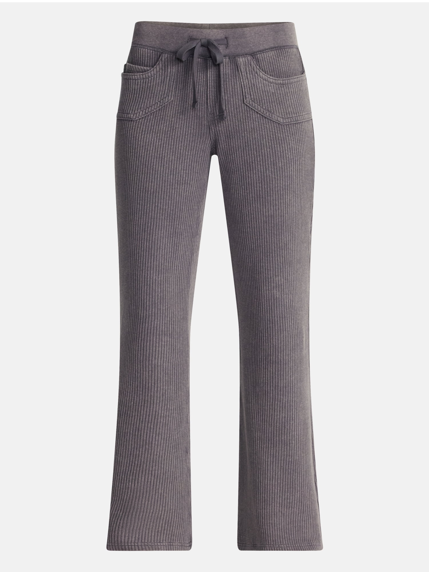 No Boundaries Waffle Knit Flare Pants, 31.5'' Inseam, Women's XXS-XXL