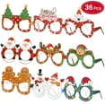 thumbnail image 1 of 36Pcs Christmas Theme Eyeglasses   Colorful  Cartoon Pattern Glasses Frame for Kids, 1 of 7