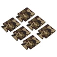 thumbnail image 1 of Mangas enfriadoras de latas Uxcell, cubiertas de neopreno aislantes y colapsables de 2.6 mm de grosor para latas de 12 oz, paquete de 6 con camuflaje, 1 of 5
