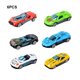 thumbnail image 5 of Ounissouiy 6 pack/lote Mini coche de carreras de juguete para niños juguetes de rendimiento suave para niños juguetes modelo de coche Kits de construcción modelo uno, 5 of 6