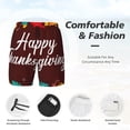 thumbnail image 3 of Daiia Happy Thanksgiving Mens Swim Trunks Swim Shorts Quick Dry Swim Shorts with Mesh Lining Pockets-3X-Large, 3 of 9