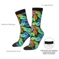 thumbnail image 4 of Bingfone Compression Socks for Women and Men Long Socks for Running Athletic Cycling Nurse- Hippie Style, 4 of 6