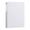 White, variant on A4 Art Portfolio Folder with Clear Plastic Sleeves, 20 Pages File Folders, Document Organizer Binder, Presentation Display Book for Classroom Office Supplies