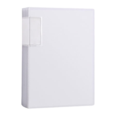 60-page A4 information booklet contract folder semi-transparent insert large-capacity examination papers storage box (white)