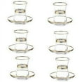 thumbnail image 2 of LAV Elegant Turkish Tea Glasses and Saucers | With Gold Rim and Accents, 4 Ounce Cups with 4 Inch Plates, 12 Piece Set Includes 6 Glasses and 6 Saucers, Made in Turkey, 2 of 2