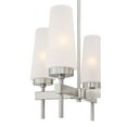 thumbnail image 4 of Westinghouse Lighting 6353100 6 Light Chandelier Brushed Nickel Finish with Frosted Glass, 4 of 4