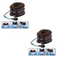 thumbnail image 2 of Soidarity Camilla de cuello inflable de 3 capas, aparato de tracción Cervical de aire, soporte de Tractor, almohada de soporte de estiramiento para masaje 25x21x19cm 2piezas Soidarity CBP591917, 2 of 5
