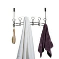 thumbnail image 7 of Mainstays SnugFit 6-Hook Over-the-Door Towel and Robe Rack, Oil-Rubbed Bronze, 7 of 7