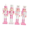 thumbnail image 1 of segolike 4 Pieces Nutcracker Ornaments Nutcracker Soldier Statue Photo Props Scene Layout B, 1 of 9