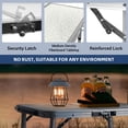 thumbnail image 4 of Byliable Mesa Plegable pequeña Mesa de Camping de Aluminio portátil Ligera de 2 pies para Picnic y Acampada Mini Mesa Plegable con Altura extendida Ajustable,Plata, 4 of 5