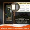 thumbnail image 7 of chalian Fiberglass Magnetic Screen Door Fit Door Size 36 x 80 in- Heavy Duty Fiberglass Screen Door Mesh for Interior Door, Patio and Sliding Doors - Door Screen Magnetic Closure Let Fresh Air in, 7 of 7