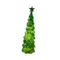 thumbnail image 2 of Figura de de Navidad de cristal, adorno navideño, artesanía artística con luz, decoración navideña, lámpara de noche para repisa del L, 2 of 8