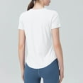 thumbnail image 5 of Otvok Womens Short Sleeve Solid Breathable Athletic T-Shirt Sweat Wicking Quick Drying Top, 5 of 6