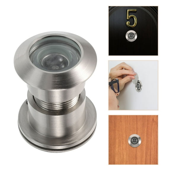 WRITWAA Eye Hole for Front Door Zinc Alloy Peephole Door Viewer with Wide Angle View for Office Use 1 Set