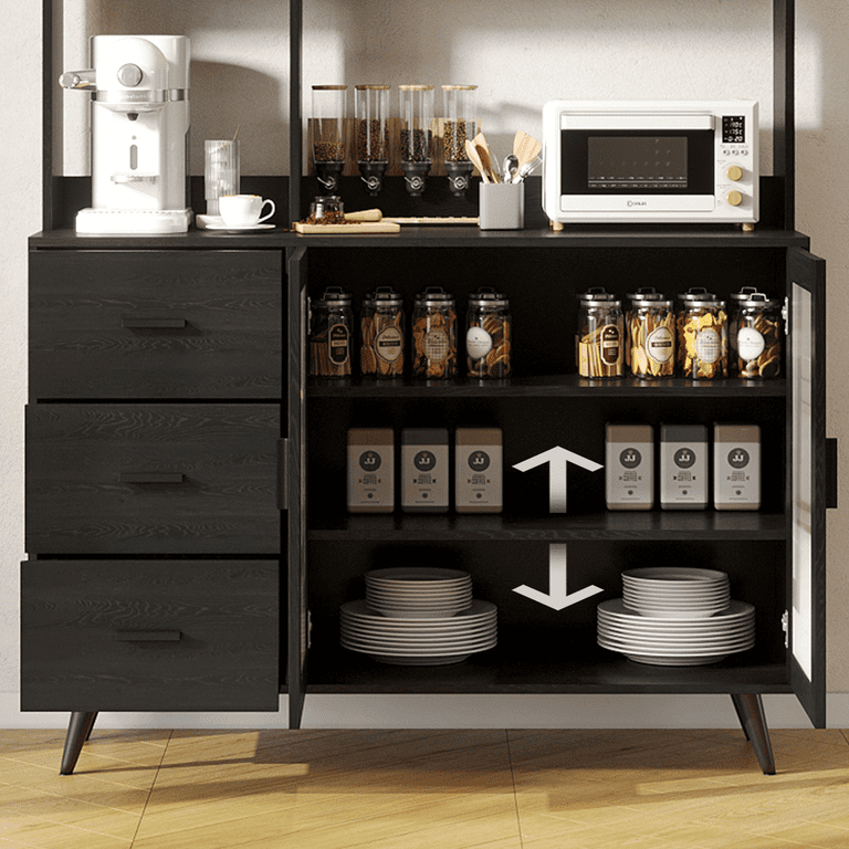 家具 cabinet Sikaic 73 Inches Bookcase With Drawers Shelves White