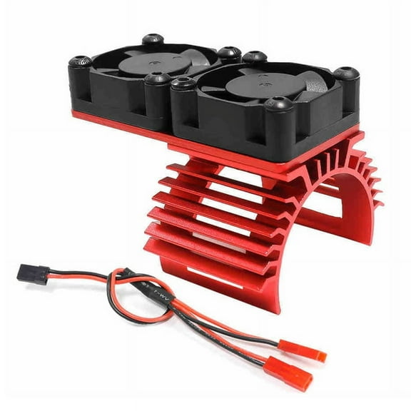 Motor Dual Cooling Fans Heatsink 380 540 550 3650 3660 Radiator 36mm RC Car Ship Part pwm25