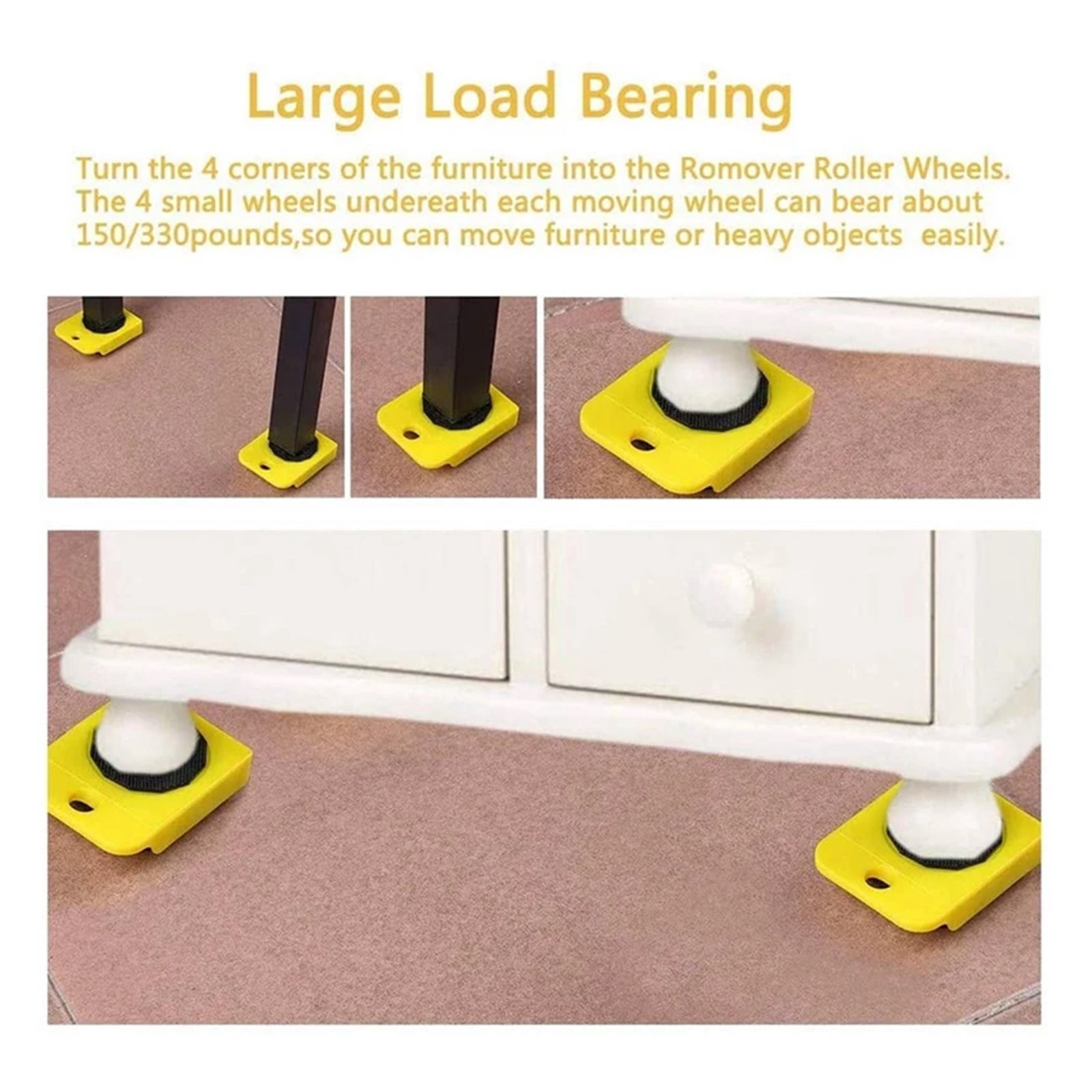 Furniture Sliding Tool Kits, Furniture Movers, Household Appliance Rollers, Moving Tools ,Water-Proof & Dust Resistant