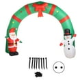 thumbnail image 2 of Christmas Inflatable Arch, Reusable Christmas Arch Easy To Store Built In LED Lights Foldable  For Decorations US Plug 100-240V,UK Plug 100-240V,AU Plug 100-240V,EU Plug 220-240V, 2 of 8