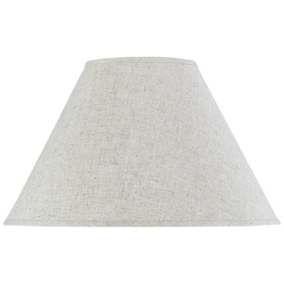 Cal Lighting, Round Linen Fabric Shade