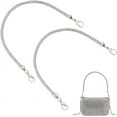 thumbnail image 1 of Short Purse Straps Replacement 13.4" Rhinestone Bag Strap Bag Chain Strap with Lobster Clasp for Women Underarm Bag Shoulder Bag Handbag Tote Satchel Replacement Accessories, 1 of 6