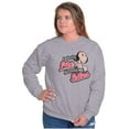 thumbnail image 5 of Olive Oyl I Only Like Strong Sailors Women Crewneck Sweatshirt Brisco Brands S, 5 of 6