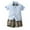 a-L, variant on PINQI Toddler Casual Outfits Set Children's Boys Summer Suit Short Sleeved Colorful Shirt with Bow Tie Shorts Performance Suit Gentleman Suit(a-I,5-6 Years
