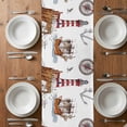 thumbnail image 6 of Nautical Lighthouses Table Runner - 36 Inch Long, Kitchen Dining Table Runner Dresser Scarves, Ocean Ship Anchors Seashells Birds Farmhouse Decor for Coffee Tables Wedding Party Banquet, 6 of 8
