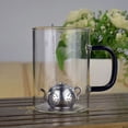 thumbnail image 2 of Tea Infuser Nice-looking Stable Portable Stainless Steel Tea Pot Shape Leaf Infuser Spice Strainer for Kitchen, 2 of 7
