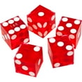 thumbnail image 2 of Dice Set - 19MM A Grade Serialized Casino Dice, Red, 2 of 2