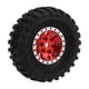 thumbnail image 5 of 4 neumáticos de goma de 2.165 in y 8 agujeros, llantas de aleación de aluminio para coche Axial SCX24 1/24 RC, color rojo, 5 of 10