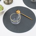 thumbnail image 3 of Hyasfey Table Placemat Waterproof Heat-Resistant Scratch-proof Solid Color Reusable Dinnerware Insulated Placemat Cup Coaster Kitchen Supplies, 3 of 7