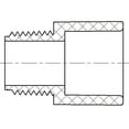 thumbnail image 2 of Lesso America 436-003 (10 Pack), Plumbing, PVC Pipe Fitting ,Male Adapter, SCH40, 3/8", 2 of 3