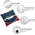 thumbnail image 4 of BANET Throw Pillow Cushion Cover, Classic Vintage Muscle Vehicle Silhouette , Decorative Square Accent Pillow Case 18x18in, 4 of 5
