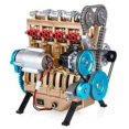 thumbnail image 2 of Engine Model Car Engine Model Kit Decor Building Kit, 2 of 5