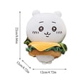 thumbnail image 2 of Gaiwos Chiikawa Stuffed Animal 10.6 inches, Kawai Chiikawa Plush Toy with Hamburger Clothes, Holiday Birthday Gifts for Kids and Fans, 2 of 5