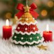 thumbnail image 3 of Hand-Knitted Christmas Ornaments Christmas Tree Decoration Pendant Christmas Pendant, 3 of 4