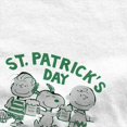 thumbnail image 4 of Camiseta de algodón 100 % divertida para hombre con el lema Y2K de Peanuts, Snoopy, San Patricio y Charlie Brown Cheers, 4 of 5