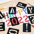 thumbnail image 2 of 42PCS Stencils Letter and Number Template Reusable Washable Alphabet Stencils Environment-friendly PP Art Craft Templates for Painting On Wood Scrapbooking Fabric Wall Door Decor Home Sign, 2 of 9