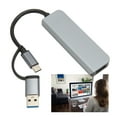 thumbnail image 4 of Dongle USB C ANGGREK Extensor de Concentrador USB C 4 en 1 Gris espacial Profundo, 4 of 8