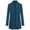 C-Dark Blue38, variant on DHFJKG Women Wool Coat Elegant Solid Color Stand Collar Long Sleeve Mid-Long Outerwear For Autumn And Winter Comfort Jackets
