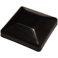 thumbnail image 4 of 4X4 BLACK Fence Post Plastic Cap- Pick a Pack (3 5/8 X 3 5/8) Fits 4 x 4 Nominal Fence Posts Wholesale/Bulk Pricing (Black, 3 Pack), 4 of 7