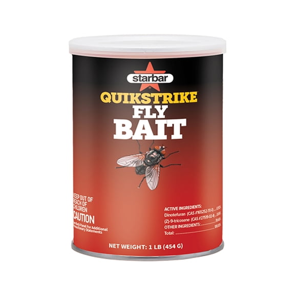 Starbar Quikstrike Fly Bait 1 Pound, 1-Lb, Attracts and kills house flies