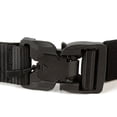 thumbnail image 2 of Belts for Men Quick Release Buckle Tactical Canvas Thick Wear Resistant Nylon Adjustable Climbing Work Strap Black 130cm, 2 of 9