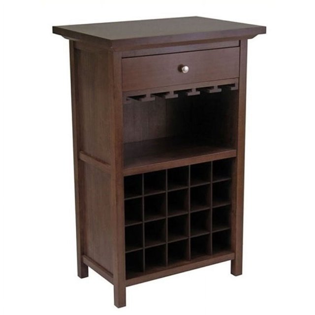 Bowery Hill Armoire à Vin 20 en Noyer Antique