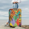 thumbnail image 6 of Picia Dancing African Womans Luggage Protector Cover Thicken Suitcase Protector Cover Fit 18-32 Inch Luggage-Small, 6 of 9