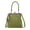 Green, variant on Vintage Kiss-Lock Shell Bag, Plush Multi-Color Crossbody Purse, 3-Way Convertible Lightweight Handbag for Daily Commute