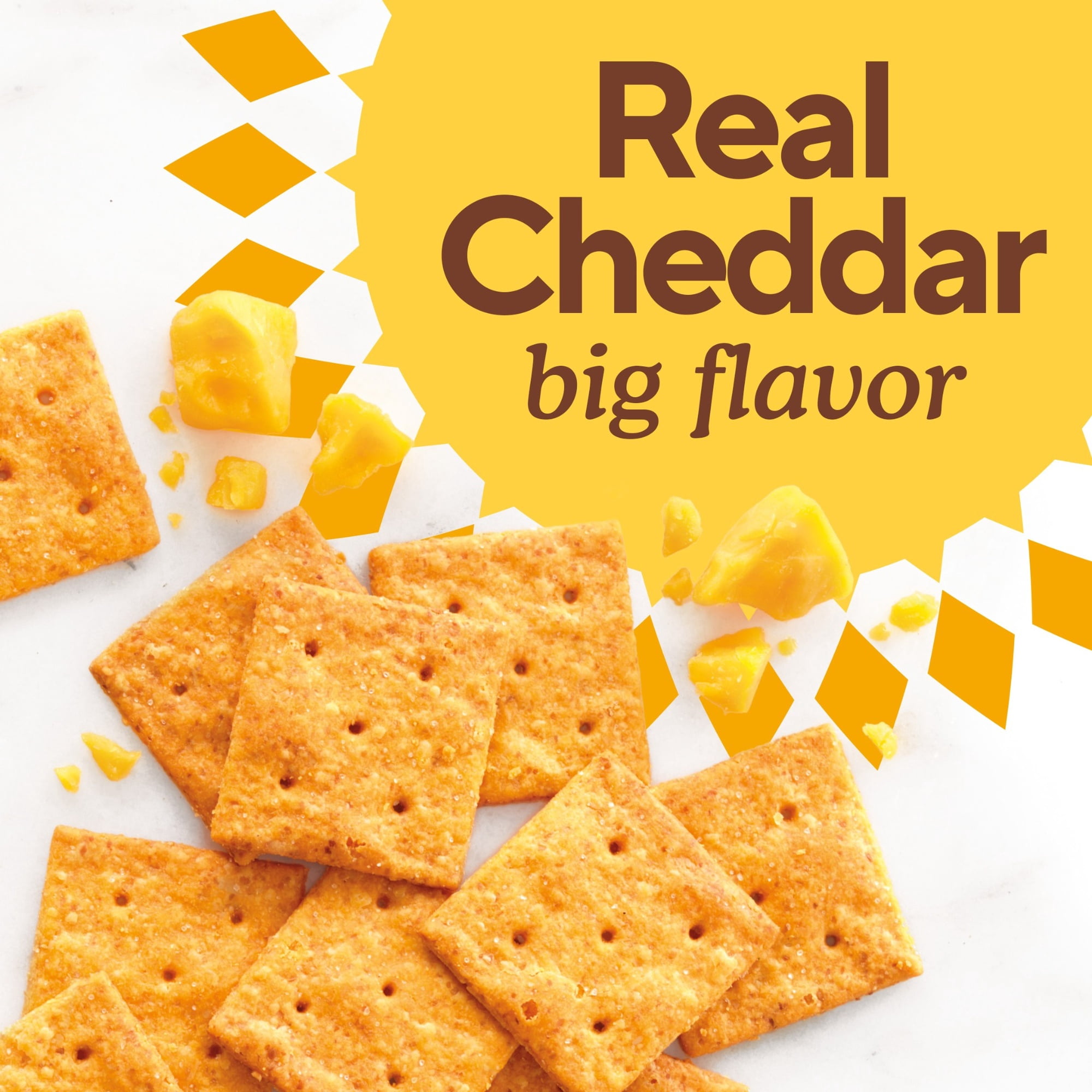 (6 pack) Simple Mills Farmhouse Gluten Free Cheddar Almond Flour Crackers, 7 oz